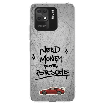 Picasee silikonový průhledný obal pro Xiaomi Redmi 10C - Grey Drift