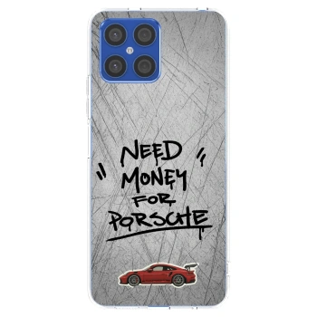 Picasee silikonový průhledný obal pro Honor X8 4G - Grey Drift