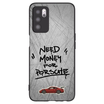 Picasee silikonový černý obal pro OPPO A16s - Grey Drift