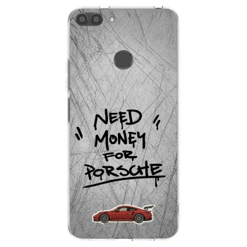 Picasee silikonový průhledný obal pro Huawei P Smart - Grey Drift