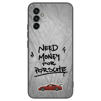 Picasee silikonový černý obal pro Samsung Galaxy M13 M135F - Grey Drift