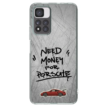 Picasee silikonový průhledný obal pro Xiaomi Redmi Note 11 Pro+ 5G - Grey Drift