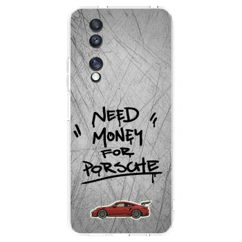 Picasee silikonový průhledný obal pro Honor 70 - Grey Drift