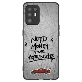 Picasee silikonový černý obal pro OPPO A94 5G - Grey Drift