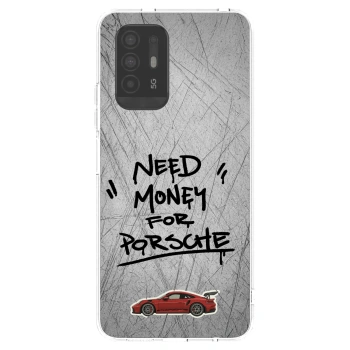 Picasee silikonový průhledný obal pro OPPO A94 5G - Grey Drift