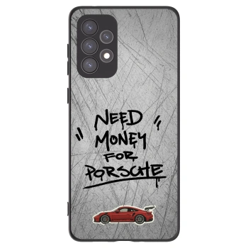Picasee silikonový černý obal pro Samsung Galaxy A73 5G - Grey Drift