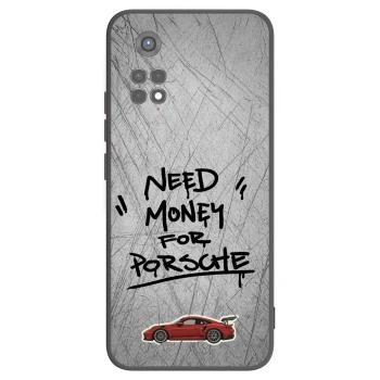 Picasee silikonový černý obal pro Xiaomi Redmi Note 11S 5G - Grey Drift