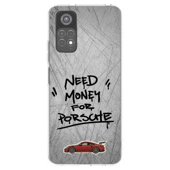 Picasee silikonový průhledný obal pro Xiaomi Redmi Note 11S 5G - Grey Drift