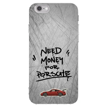 Picasee silikonový průhledný obal pro Apple iPhone 6/6S - Grey Drift