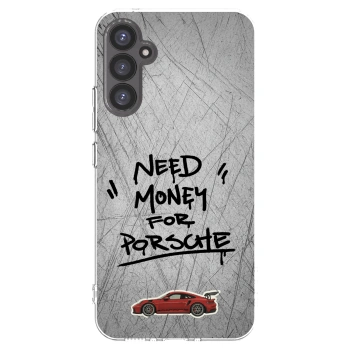 Picasee silikonový průhledný obal pro Samsung Galaxy A34 5G A346B - Grey Drift