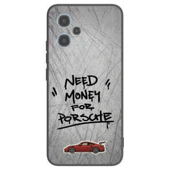 Picasee silikonový černý obal pro Xiaomi Redmi Note 12 5G - Grey Drift