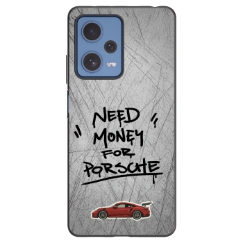 Picasee silikonový černý obal pro Xiaomi Redmi Note 12 Pro 5G - Grey Drift