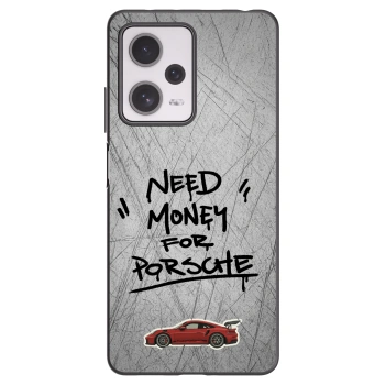 Picasee silikonový černý obal pro Xiaomi Redmi Note 12 Pro+ 5G - Grey Drift