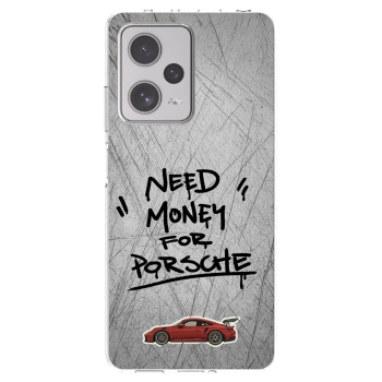 Picasee silikonový průhledný obal pro Xiaomi Redmi Note 12 Pro+ 5G - Grey Drift