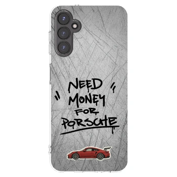 Picasee silikonový průhledný obal pro Samsung Galaxy A14 4G A145R - Grey Drift