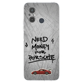 Picasee silikonový průhledný obal pro Xiaomi Redmi 12C - Grey Drift