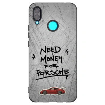 Picasee silikonový černý obal pro Huawei Nova 3 - Grey Drift