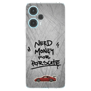 Picasee silikonový průhledný obal pro Xiaomi Poco F5 - Grey Drift
