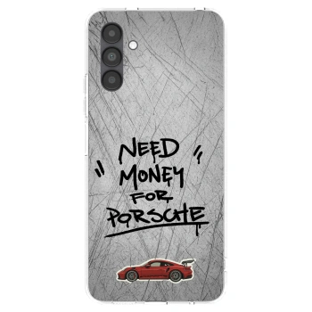 Picasee silikonový průhledný obal pro Samsung Galaxy A04s A047F - Grey Drift