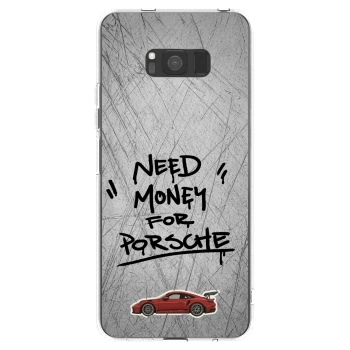 Picasee silikonový průhledný obal pro Samsung Galaxy S8 G950F - Grey Drift