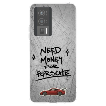 Picasee silikonový průhledný obal pro Xiaomi Poco F5 Pro 5G - Grey Drift