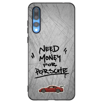 Picasee silikonový černý obal pro Huawei P20 Pro - Grey Drift