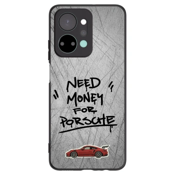 Picasee silikonový černý obal pro Honor X7a - Grey Drift