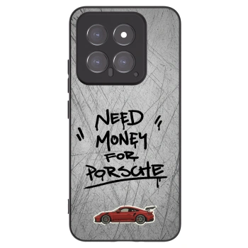 Picasee silikonový černý obal pro Xiaomi 14 - Grey Drift