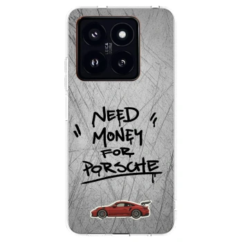 Picasee silikonový průhledný obal pro Xiaomi 14 Pro - Grey Drift