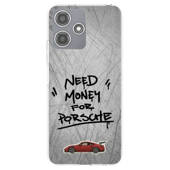 Picasee silikonový průhledný obal pro Xiaomi Redmi 12 5G - Grey Drift