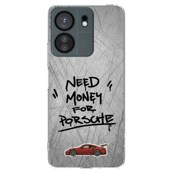 Picasee silikonový průhledný obal pro Xiaomi Redmi 13C 4G - Grey Drift