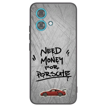 Picasee silikonový černý obal pro Motorola Edge 40 Neo - Grey Drift