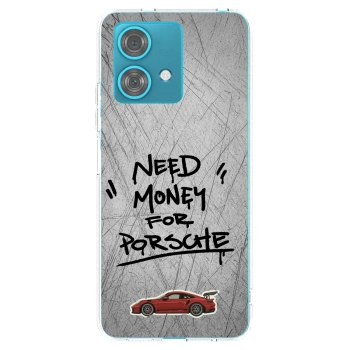 Picasee silikonový průhledný obal pro Motorola Edge 40 Neo - Grey Drift