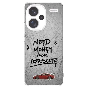 Picasee silikonový průhledný obal pro Xiaomi Redmi Note 13 Pro+ 5G - Grey Drift