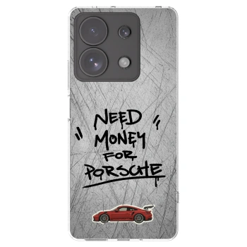 Picasee silikonový průhledný obal pro Xiaomi Redmi Note 13 Pro 4G - Grey Drift
