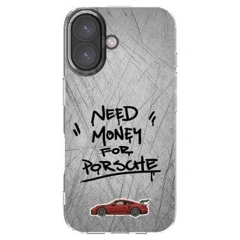 Picasee silikonový průhledný obal pro Apple iPhone 16 - Grey Drift