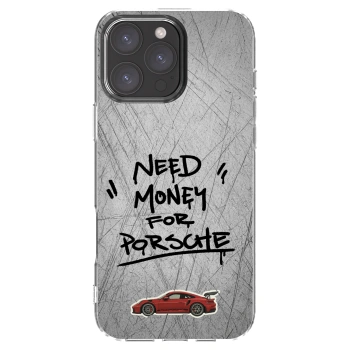 Picasee silikonový průhledný obal pro Apple iPhone 16 Pro Max - Grey Drift