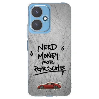 Picasee silikonový průhledný obal pro Xiaomi Redmi 13C 5G - Grey Drift