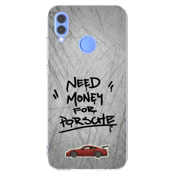 Picasee silikonový průhledný obal pro Honor 10 Lite - Grey Drift