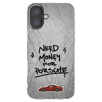 Picasee silikonový průhledný obal pro Apple iPhone 16 Plus - Grey Drift