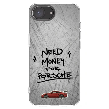 Picasee silikonový průhledný obal pro Apple iPhone 16e - Grey Drift