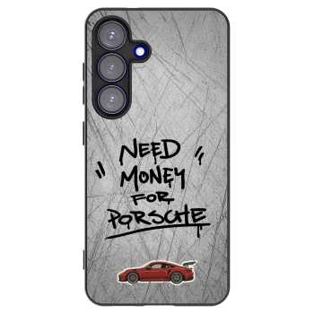 Picasee silikonový černý obal pro Samsung Galaxy S25 5G - Grey Drift