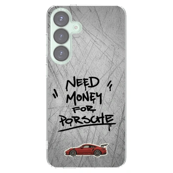 Picasee silikonový průhledný obal pro Samsung Galaxy S25+ 5G - Grey Drift