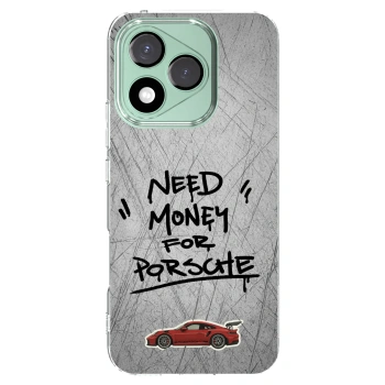 Picasee silikonový průhledný obal pro Honor 400 Lite 5G - Grey Drift