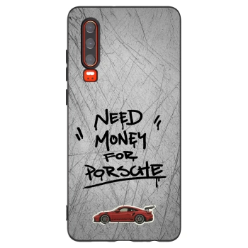 Picasee silikonový černý obal pro Huawei P30 - Grey Drift