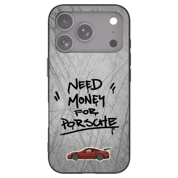 Picasee silikonový černý obal pro Apple iPhone 17 Pro - Grey Drift