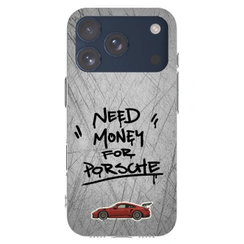 Picasee silikonový průhledný obal pro Apple iPhone 17 Pro - Grey Drift