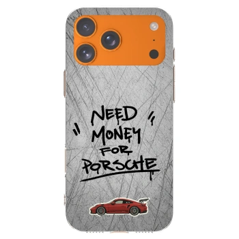 Picasee silikonový průhledný obal pro Apple iPhone 17 Pro Max - Grey Drift