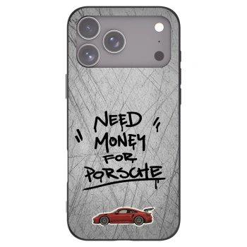 Picasee silikonový černý obal pro Apple iPhone 17 Pro Max - Grey Drift