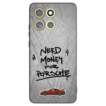 Picasee silikonový černý obal pro Motorola Moto G86 5G - Grey Drift